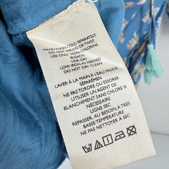 Free People Camella Mini Dress Blue Size Large Summer Dress - Picture 8 of 10